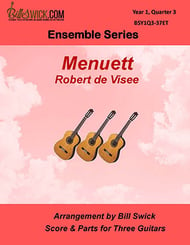 Bill Swick's Year 1, Quarter 3 - Ensembles for Three Guitars Guitar and Fretted sheet music cover Thumbnail